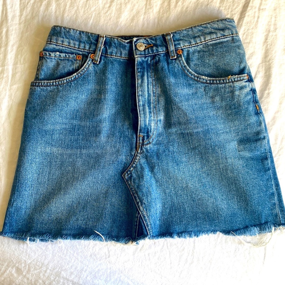 Zara Women’s Jean Miniskirt - Medium